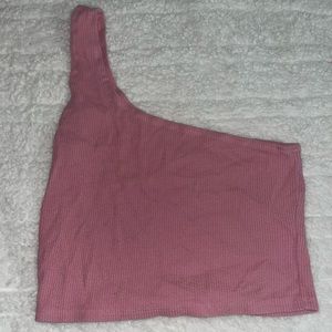 PACSUN Pink One Shoulder Top